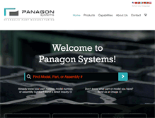 Tablet Screenshot of panagonsystems.com